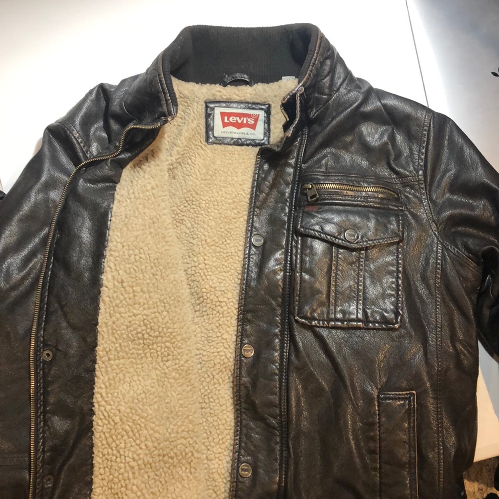 Leather jacket